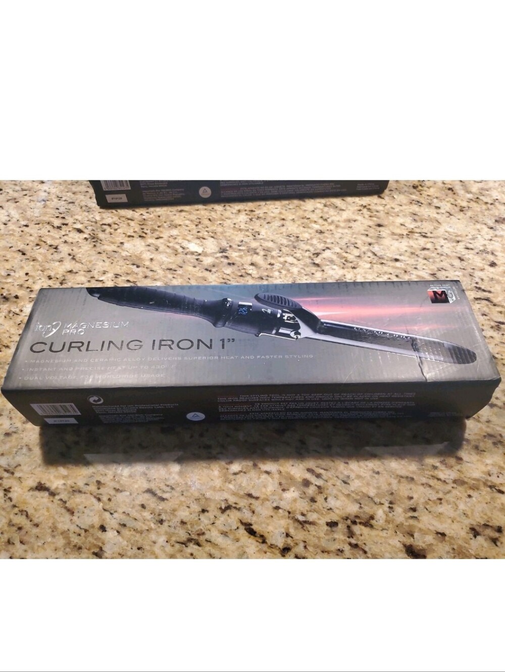 Magnesium Pro Curling Iron 1" - Black